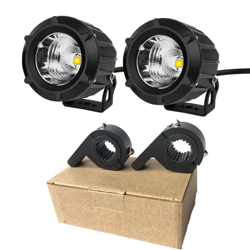 Focos led 2x25 Вт 4x4 аксессуары для ДХО мотоцикла фары дальнего света 4WD противотуманные