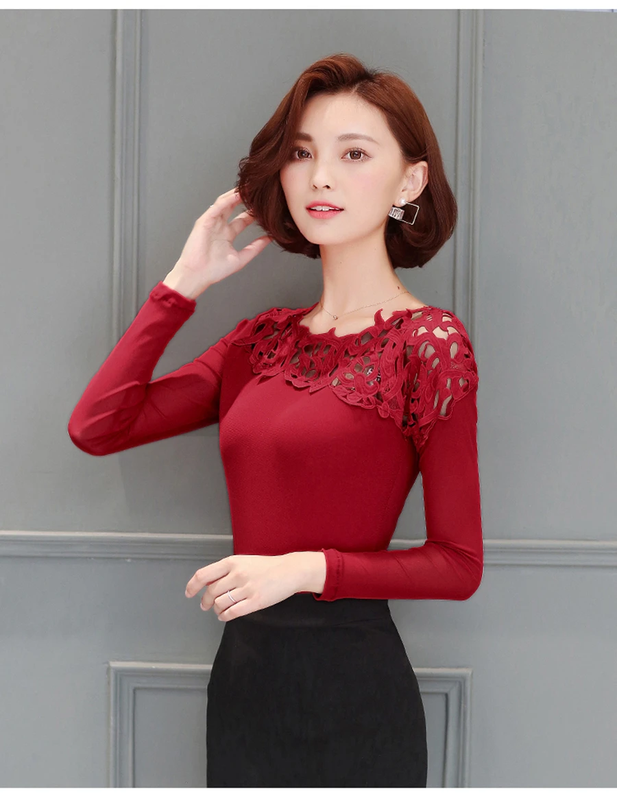 autumn blouse shirt women  (4)