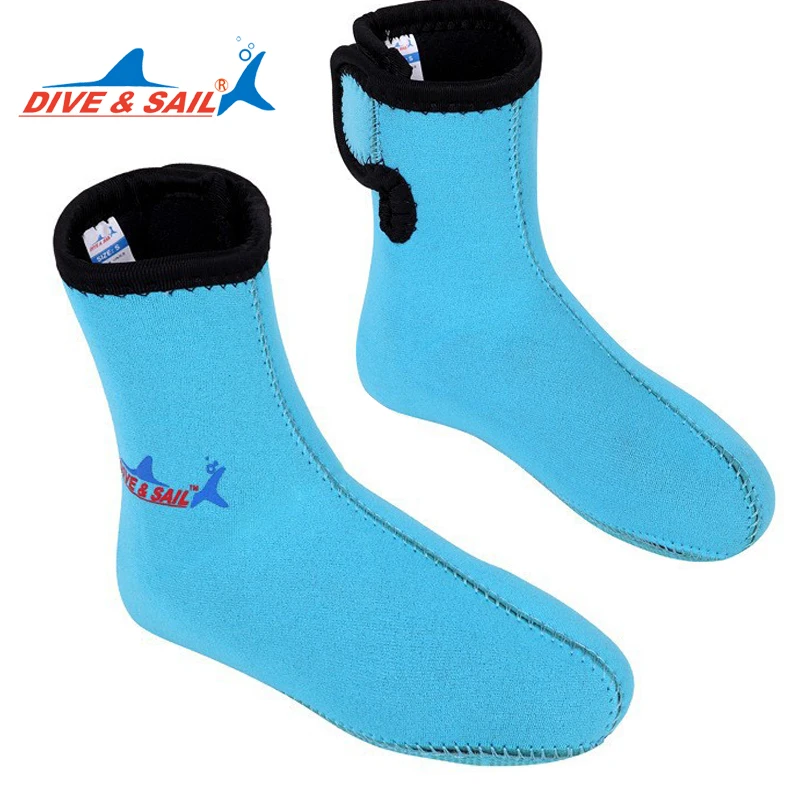 Dive&Sail 3mm neoprene socks for children,child dive socks Non Slip
