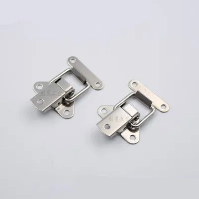 

2Pcs Durable Stainless Steel Chrome Toggle Latch for Chest Box Case Suitcase Tool Clasp 43mm Simply Lift The Pull Arm To Open