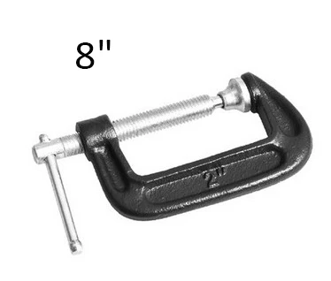 

8" C CLAMP Carpentry Woodworking Hand Tool Tightener Grip Network vanadium steel C CLAMP for DIY hand tools