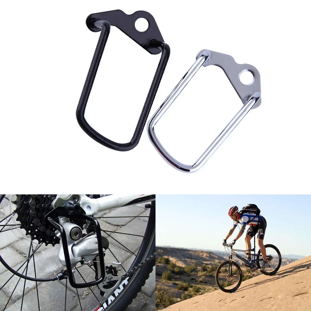 

Bike Rear Gear 1Pcs Adjustable Steel Black Bicycle Mountain Derailleur Chain Stay Guard Protector Outdoor Cycling Accessories