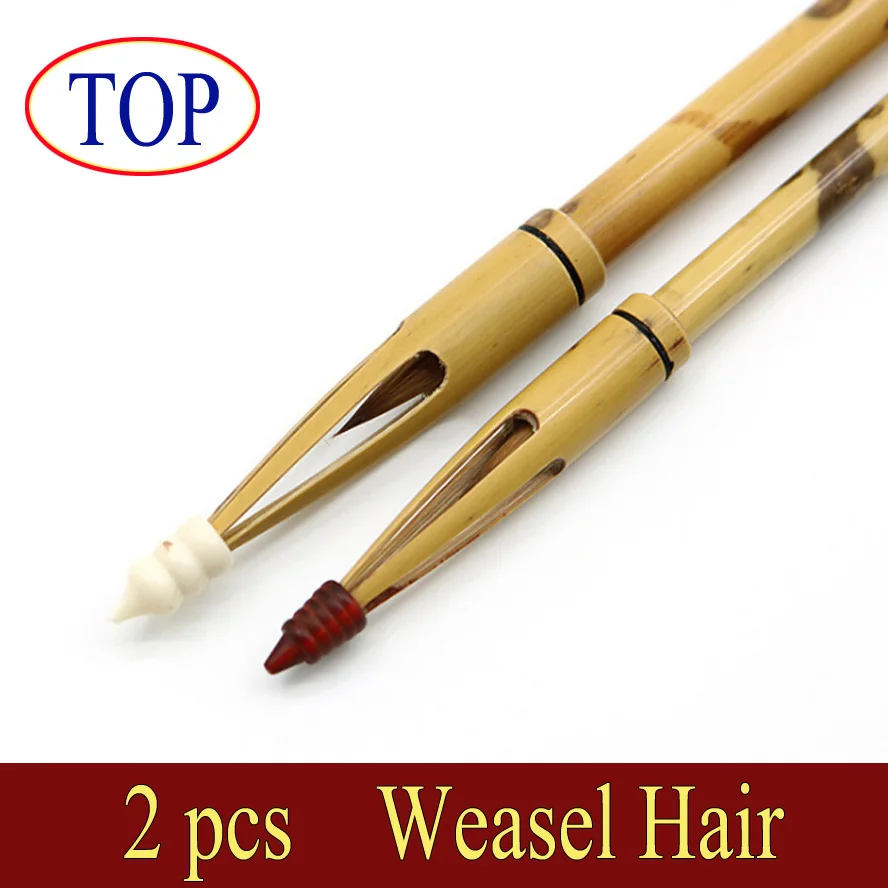 2pcs TOP Chinese Calligraphy Brushes weasel hair painting brush water