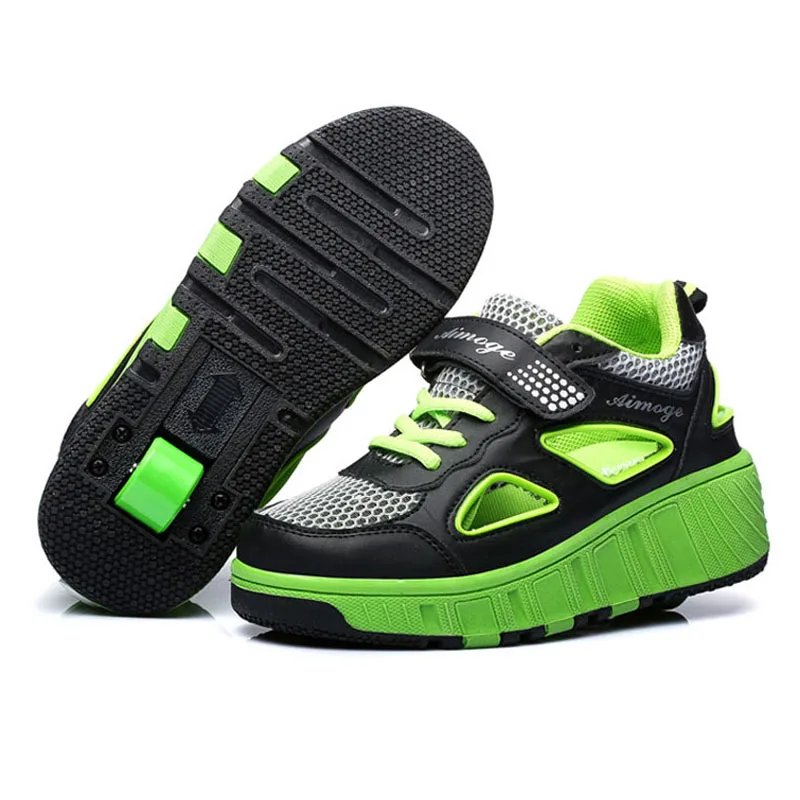 Brand New Boy's Girls Children Heelys Shoes Kid's Breathable Sneakers