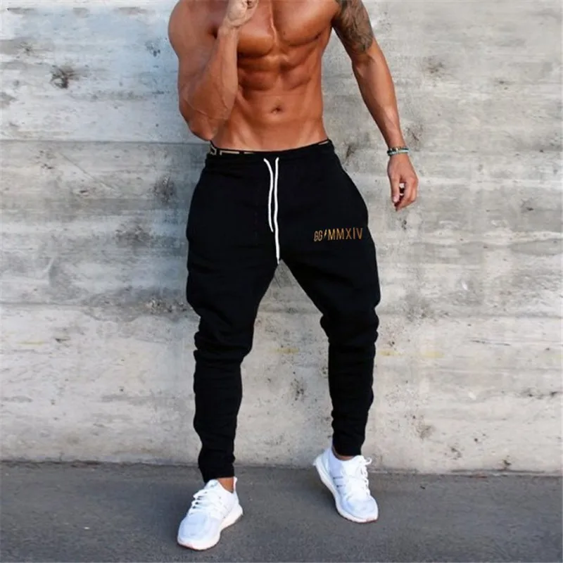 

Men Winter Long pants Cotton Men's Sporting workout fitness Pants casual Fashion sweatpants jogger pant skinny trousers