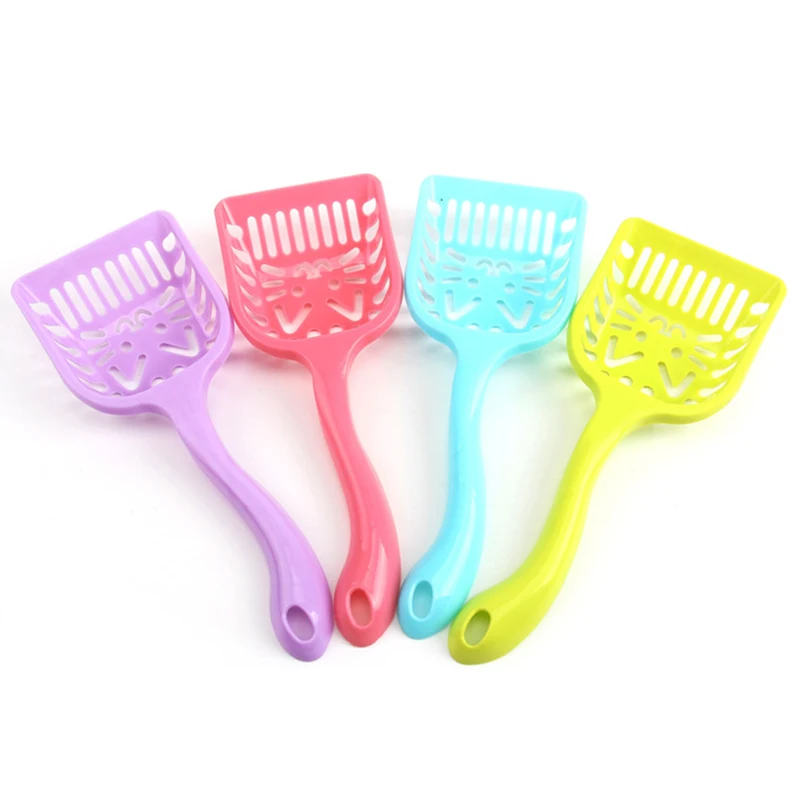 

Durable Pet Dog Cat Plastic Cleaning Tool Puppy Kitten litter Scoop Cozy Sand Scoop Poop Shovel Product For Pets Cat Supplies