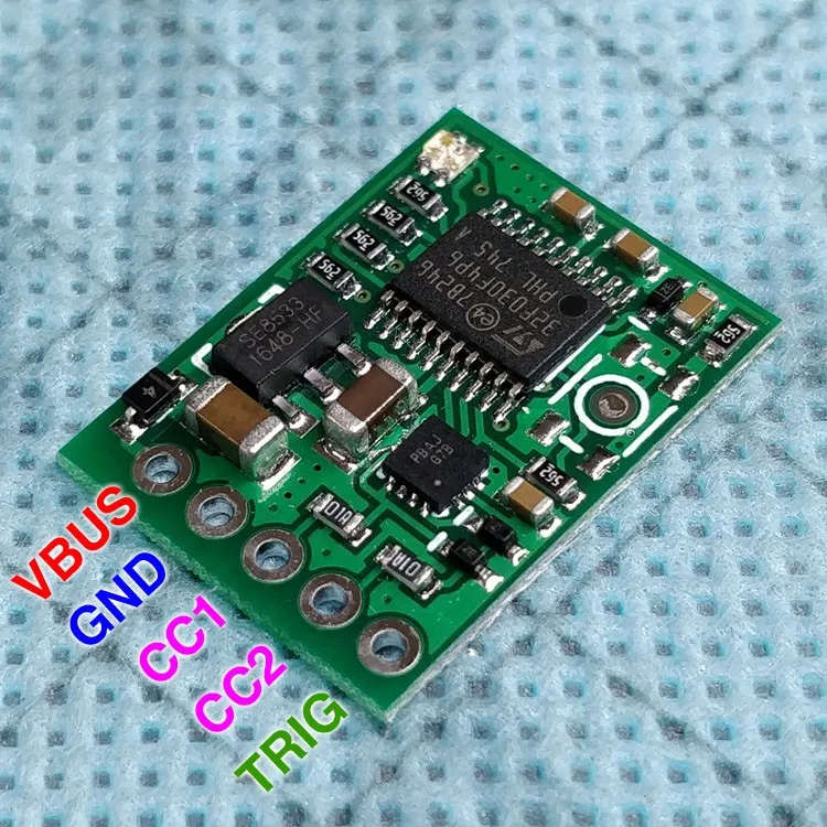 ZY12PDS Type C USB PD2.0 3 DC decoy Быстрая зарядка триггерный детектор опроса|Крышки