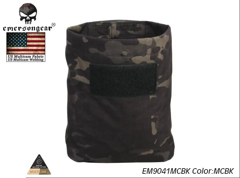 Emersongear дампа мешок маг Мешок Molle Тактические аксессуары Emerson Тактический Журнал чехлы Мультикам EM9042 Койот коричневый черный - Цвет: MCBK