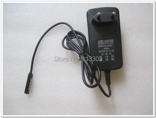 50 قطع dhl 12 فولت 2a الجدار شاحن ل مايكروسوفت السطح rt 10.6 اللوحي امدادات الطاقة محول جودة عالية