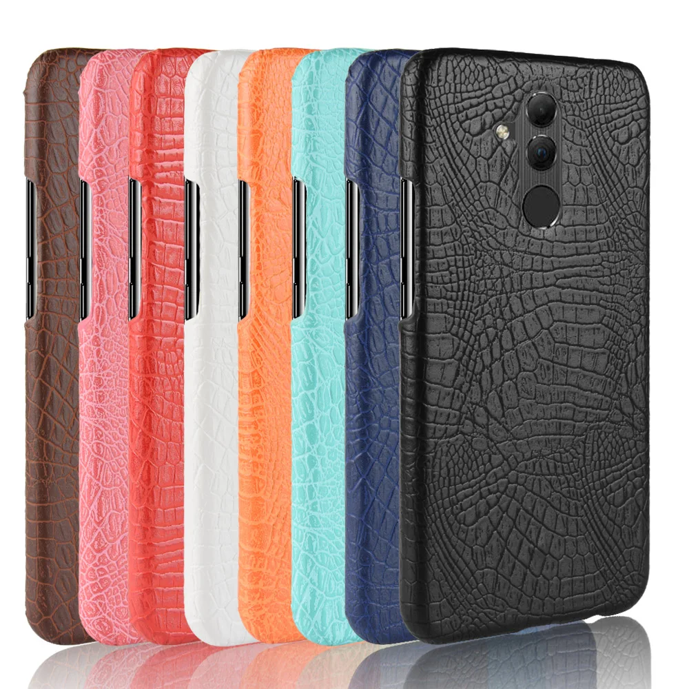 

For Huawei Mate 20 Lite Case Luxury Hard PU Crocodile Skin Cover For Huawei Mate 20 Lite Phone Bag Cases for Huawei Mate 20Lite