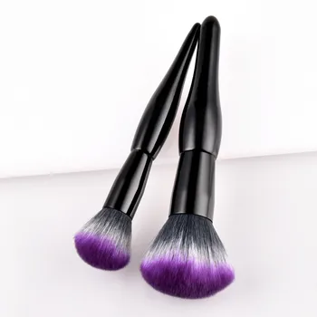 

2Pcs Pro Makeup Brushes Set Foundation Powder Eyeshadow Eyeliner Lip Brush Tool 4.4