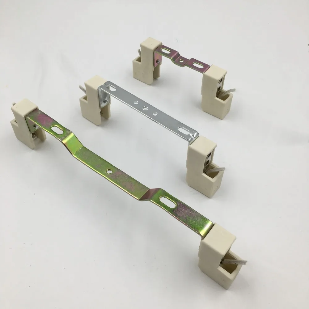 

R7S Lamp Base Socket Lamp Holder Conveter Connector Metal Handle For Flood Light Bulb 78mm/118mm/189mm Ceramic insulator