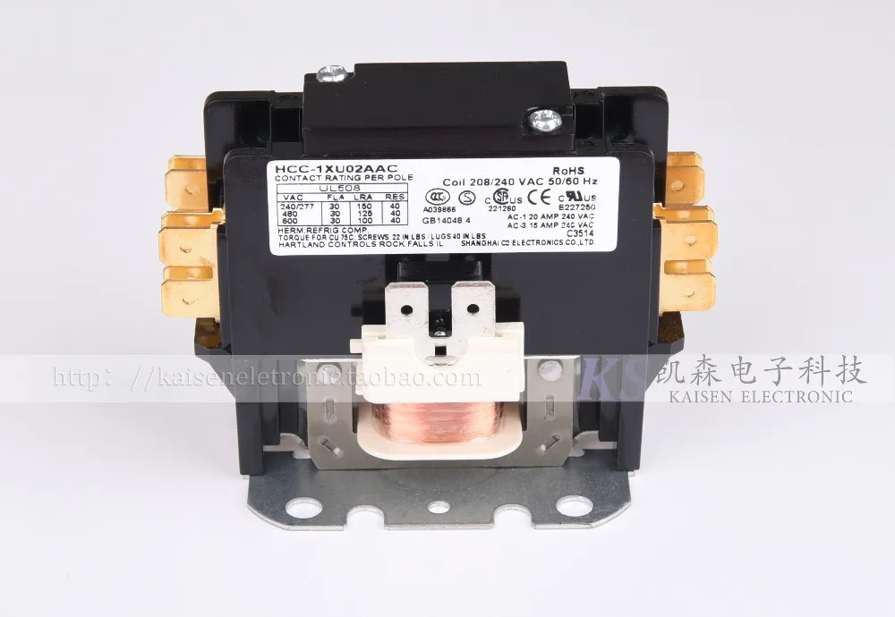 208 V 240 30A однополюсный ремень Автобус Бар HCC 1XU02AAC Rohs льда машина переменного тока