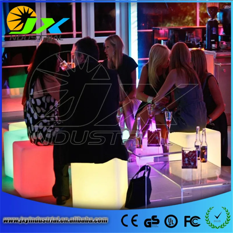 Night Club Outdoor Decoration Party LED Cube/LED chair/LED bar table 20cm(7.9'') Night Club Outdoor Decoration Party LED Cube/LED chair/LED bar table 20cm(7.9'')