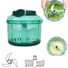 Многофункциональный ручной мясорубки резак с 420 Нержавеющая сталь фрукты овощи свинины чеснок измельчительные помешивая Кухня гаджеты