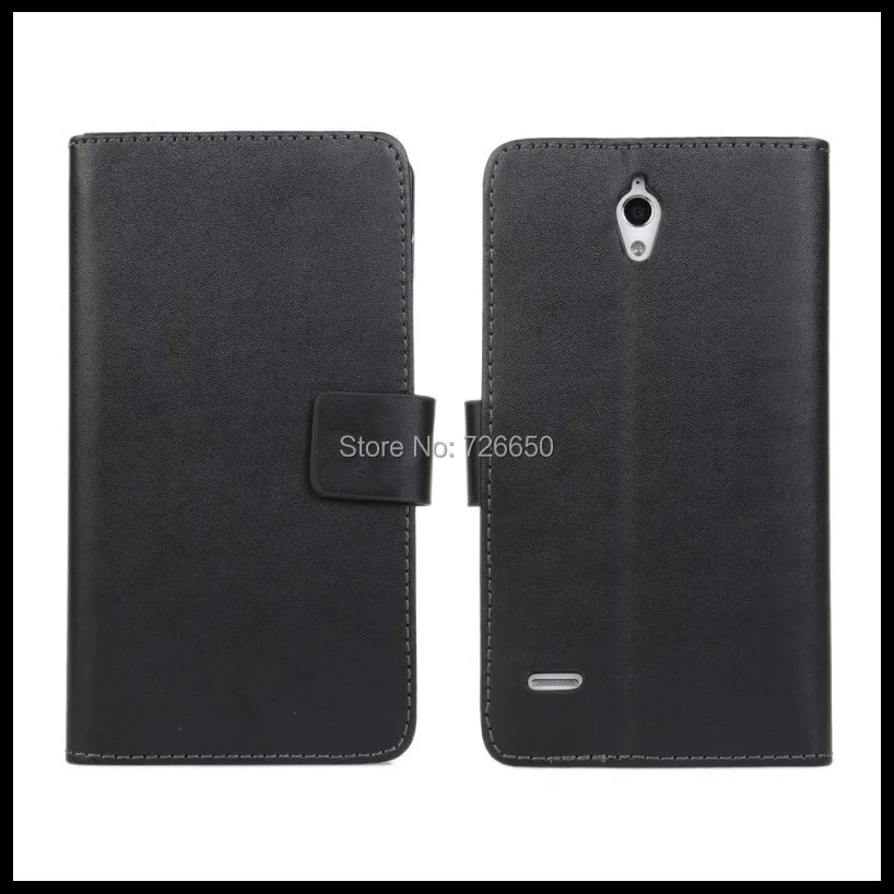 

PU Leather Case for Huawei G700 Wallet Style with Stand & Card Slots + Free Screen Protector