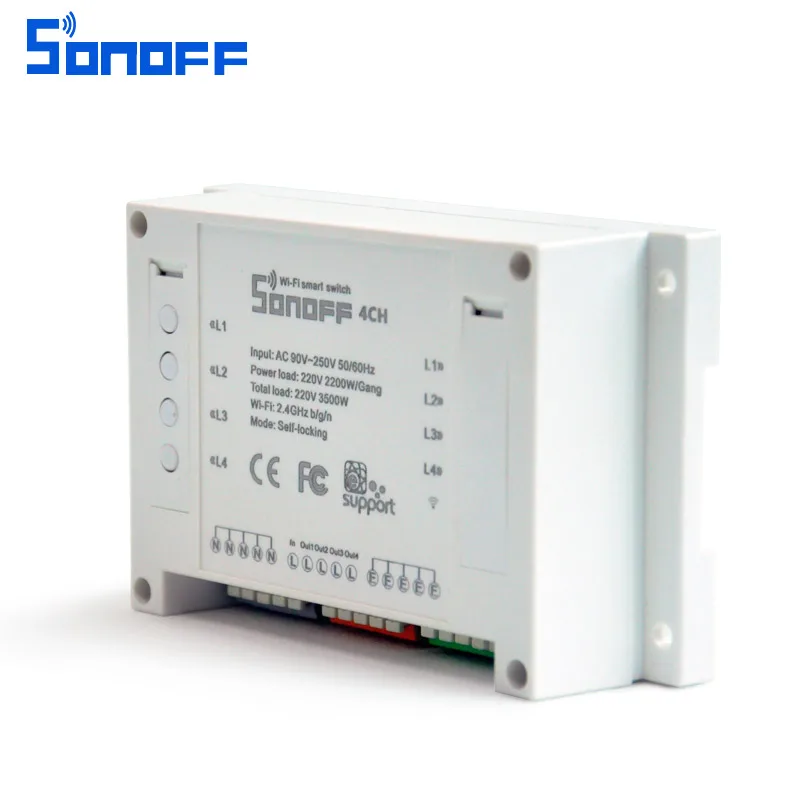 Sonoff 4CH модули автоматизации wifi переключатель умный беспроводной вкл/выкл пульт