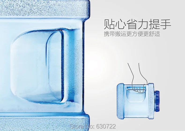 5л Квадратная бутылка минеральная вода ведро чистые ведра съемный питьевой машины чехол для бочек с отверстиями+ водопроводный кран 18,5x21,5 см