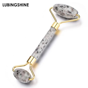 

Natural Stone Quartz Healing Massage Beads Wand Gua Sha Beauty Roller Stone Face Neck Body Roller Massager Jewelry Accessories