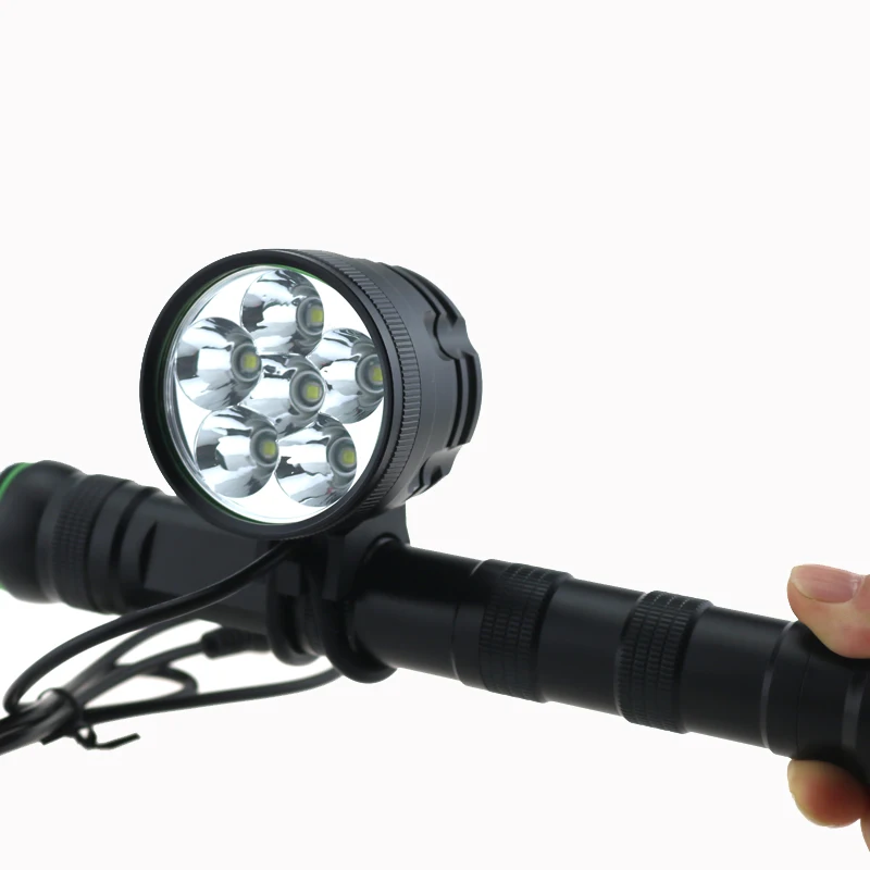 8000 Lumen 6T6 Bike Headlight Bicycle Front Light Farol Para Bicicleta