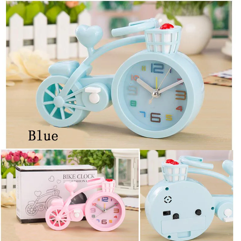 

Wholesale the alarm clock Lovely bike alarm clock Creative restoring ancient ways is the alarm clock Children's Christmas gift