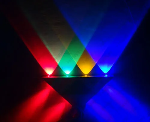 8 Вт треугольный светодиодный настенный светильник гостиничная металлическая декоративная пластина для оформления Кофейни лобби Декор лампы