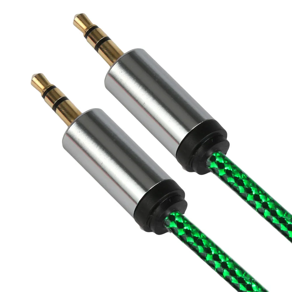 2018 3.5mm Auxiliary Cable Audio Cable Male To Male Flat Aux Cable 3m