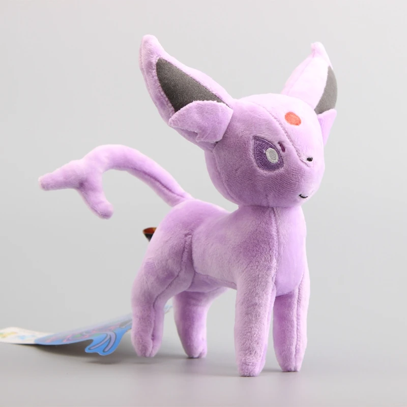 См 9 Стиль 8 "20 см Плюшевые игрушки стоят Sylveon Umbreon Eevee Espeon Vaporeon Flareon чучело мягкие куклы подарок для детей