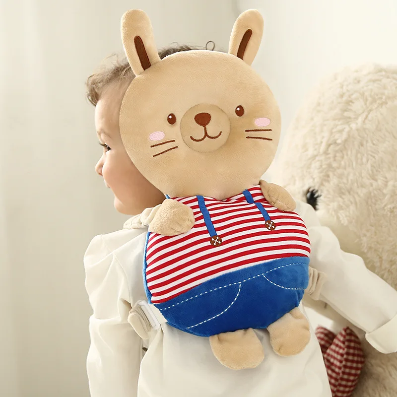 Almohada para bebé, protección para la cabeza, bonita mochila para niños de caricaturas, Protector de almohada para niño pequeño, Asistente para caminar, productos de seguridad para bebé, talla L