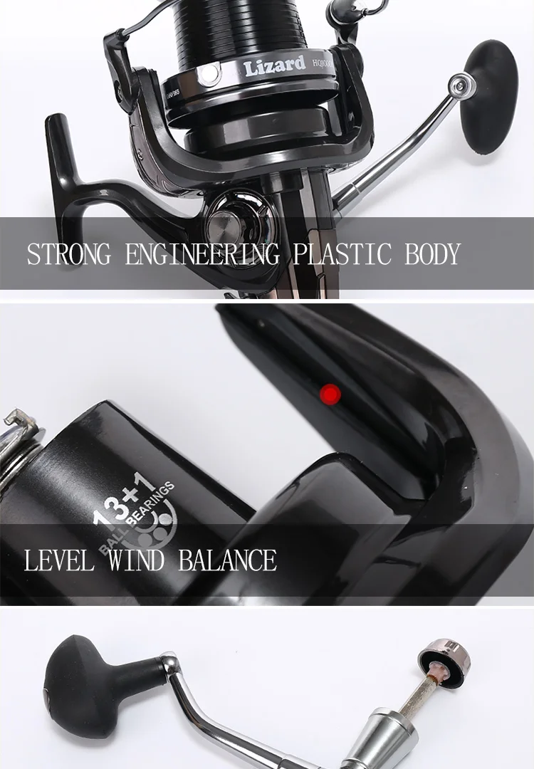 Fundição para as Carpas e Surf Fiação de Água Carretel de Pesca do Mar Lagarto 10000 Tamanho Full Metal Carretel Jigging Corrico Long Shot Salgada Grande 15 High Quality Esporte e Lazer