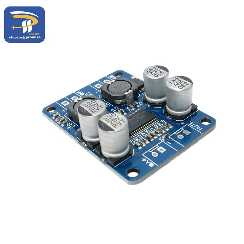 

TPA3118 60W 12V 24V PBTL Mono Digital Audio Power Amplifier Board Power AMP Module Car High Out Low Power