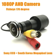 1080P 2.0M HD Indoor Door Eye Hole Color AHD Home Camera SONY IMX323 Sensor StarLight 0.0001 Lux 170 degrees Surveillance Camera