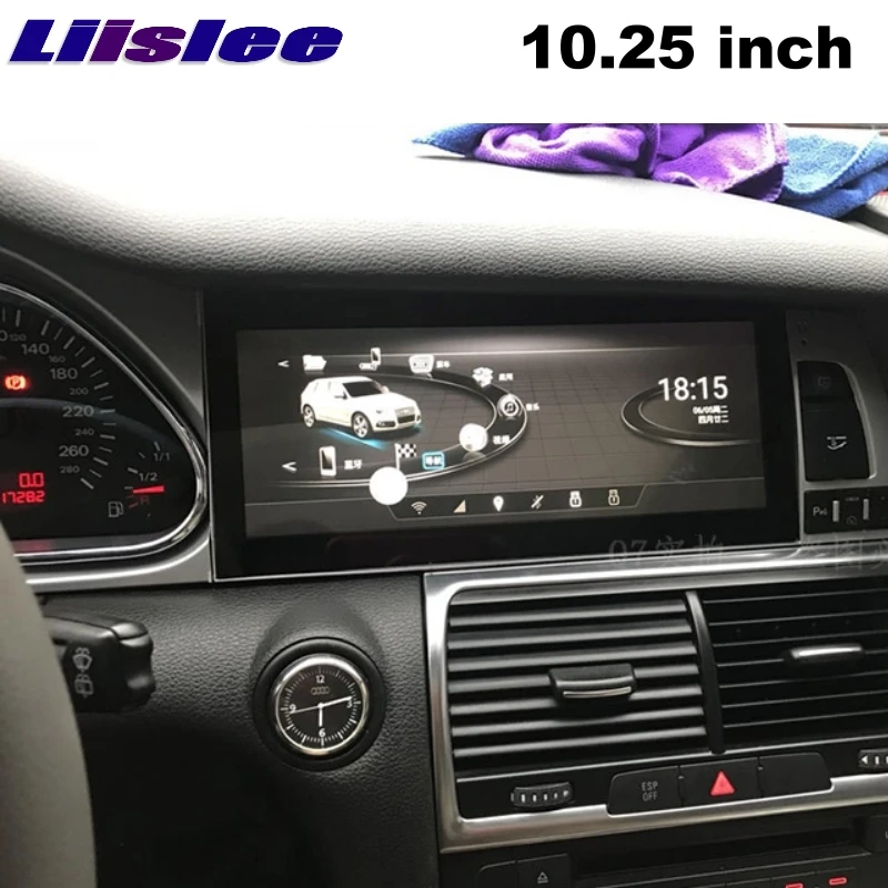 Discount For Audi A6 A6L 2004~2011MMI 10.25 inch NAVI LiisLee Car Multimedia Wireless CarPlay GPS WIFI Audio Radio Frame Navigation 12