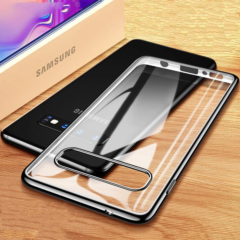 Transparent Phone Cover For Samsung Galaxy S10 Lite S9 S8 Plus S7 S6 Edge S5 S4 S3 Note 9 8 5 4 3 Soft TPU Clear Cases |