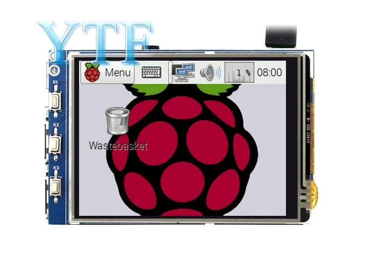 Raspberry pi 3B+ 4 B 3,2/3,5/5/7/10,1 дюймов сенсорный экран HDMI ЖК-дисплей дисплейный модуль Поддержка Raspberry Pi 2/3 B+/4 ЖК-экрана - Цвет: 3.2 inch