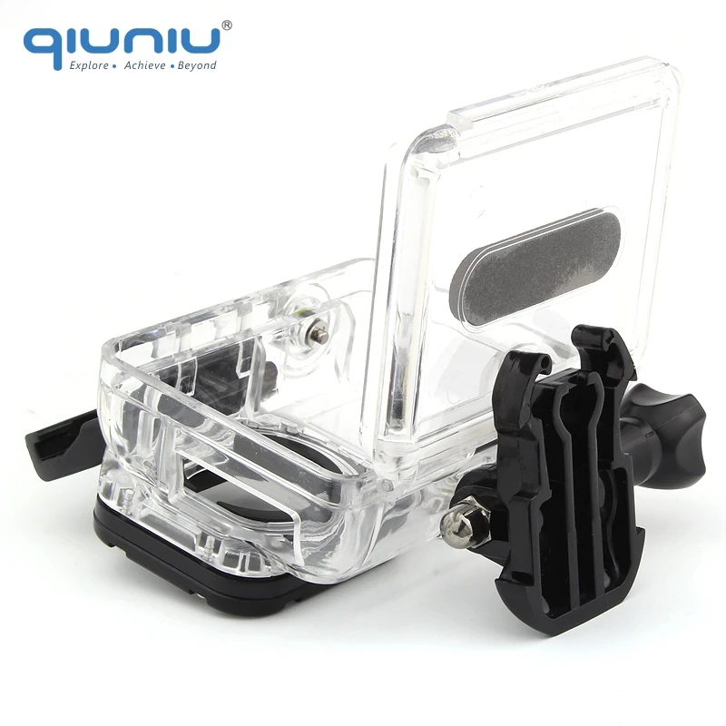 Водонепроницаемый чехол QIUNIU для GoPro Hero 3 задняя крышка Go Pro Стандартный
