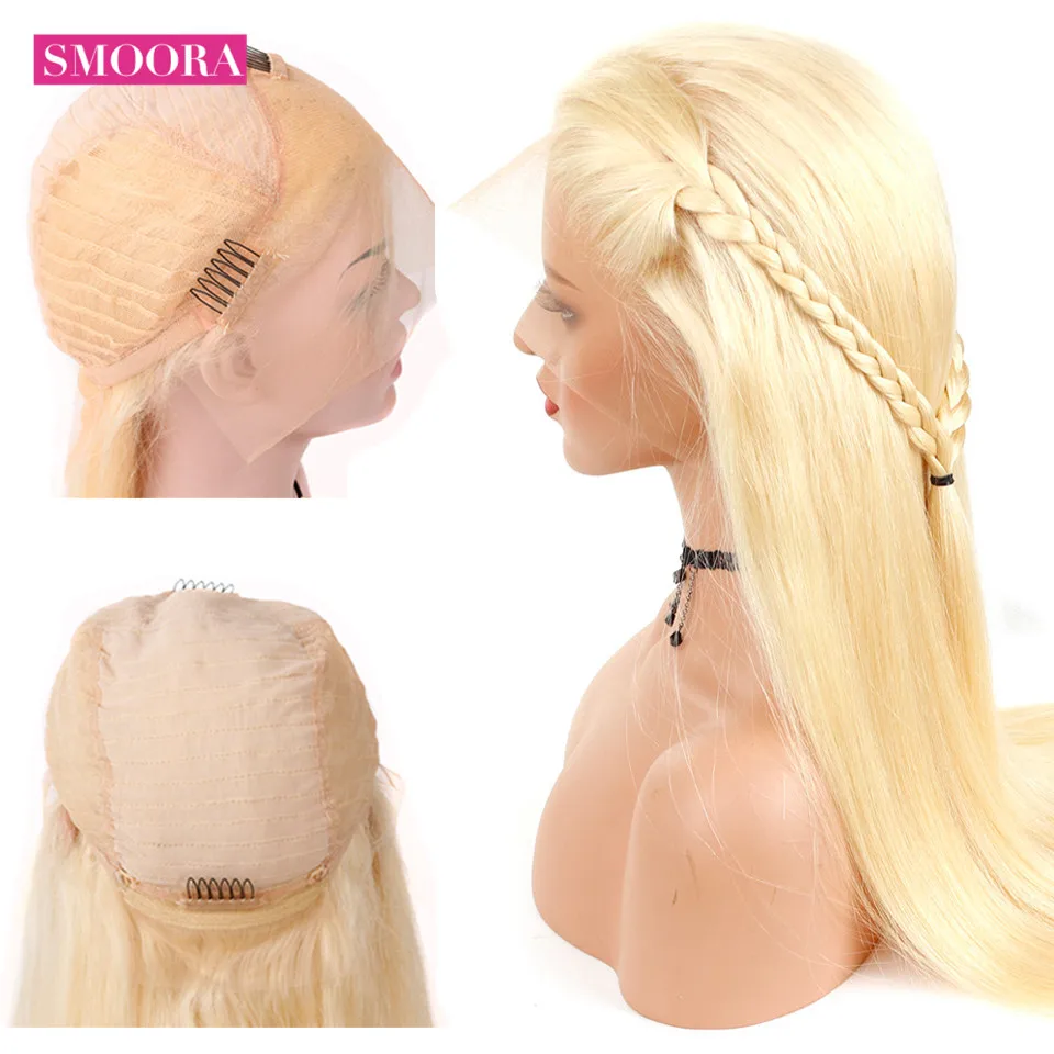 peruvian 613 blonde lace front wigs straight weaves 1
