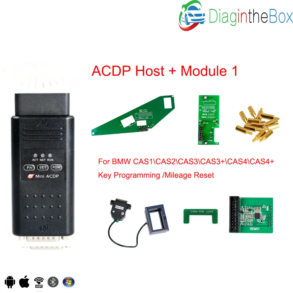 

Yanhua Mini ACDP for BMW Programming full set ---CAS, FEM,BDC,DEM,ISN and 35 Series,Refresh Key, FRM Module.