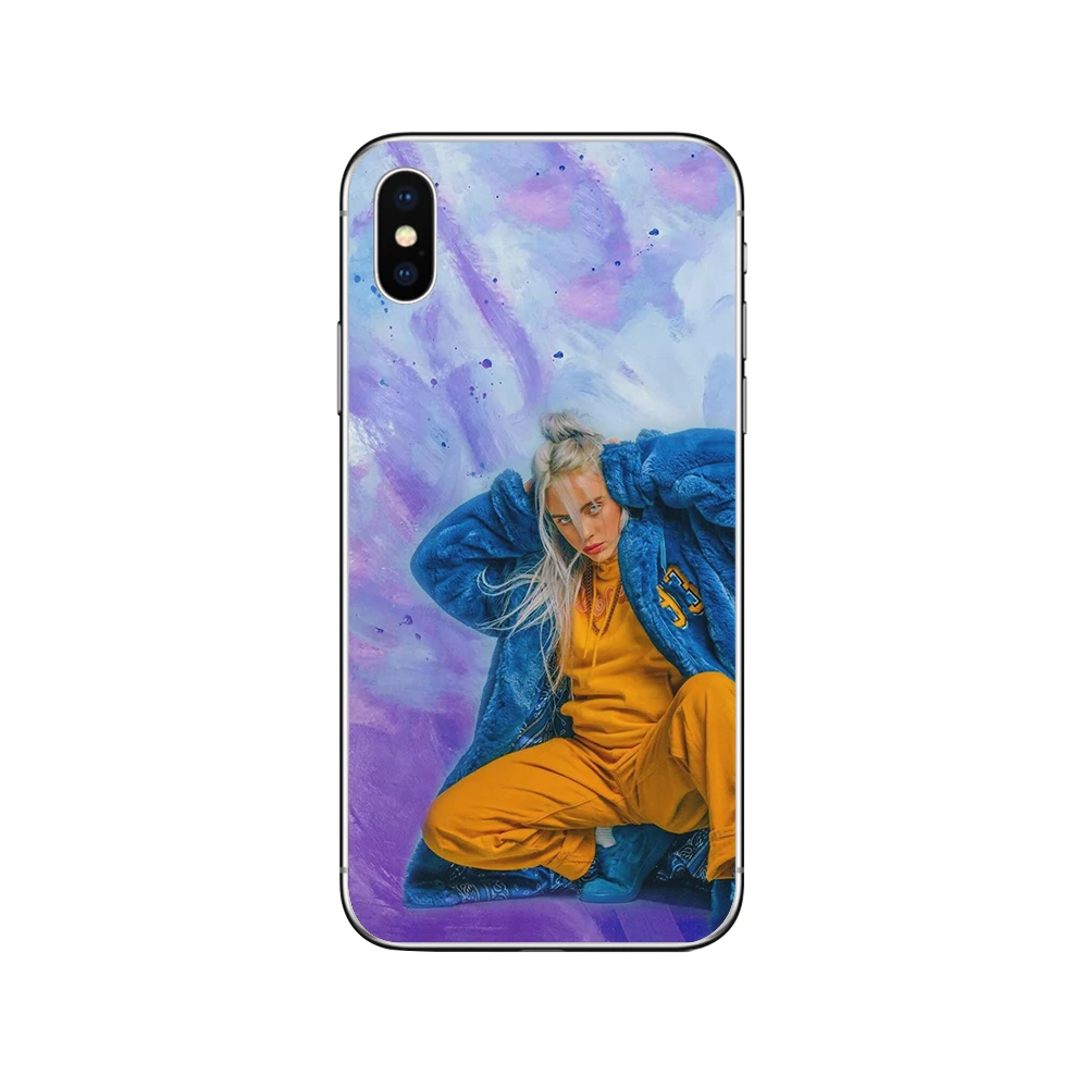 Чехол для телефона ciciber Billie Eilish s для iphone 11 Pro X XS MAX, чехол для iphone XR 7 8 6 6S Plus 5S SE, мягкий чехол из ТПУ - Цвет: Patterned 11