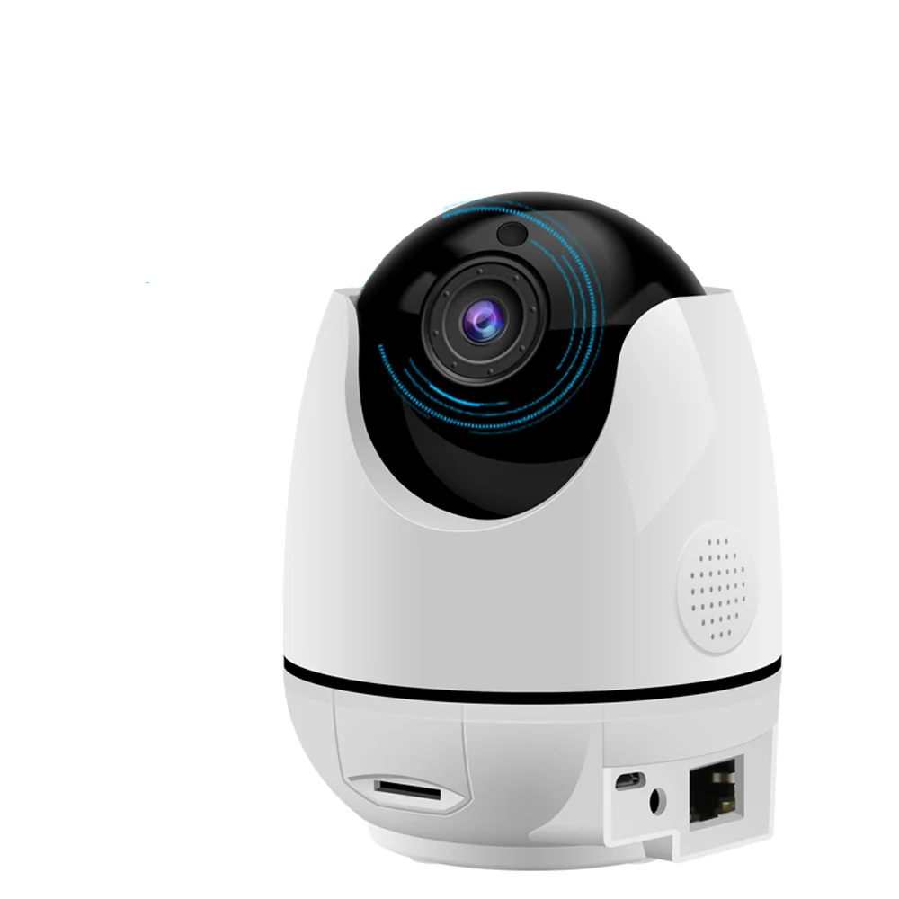 HD 1080P Беспроводной IP камера с автоматическим отслеживанием дисплей температуры влажности P2P охранного видеонаблюдения для домашнего применения сетевая камера с WiFi Видеоняни и Радионяни
