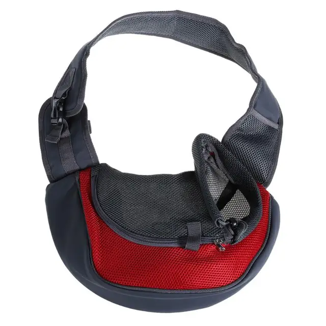 Breathable Dog Front Slings Carrying Bags Mesh Comfortable Travel Shoulder Bag For Dog Puppy Cat Small Pets Backpack Carriers