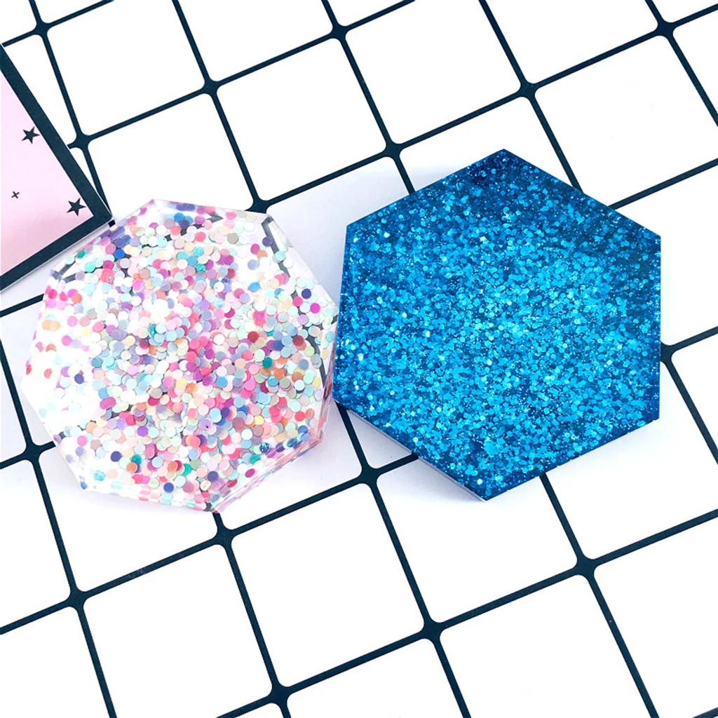 Polygonal Silicone Mold Necklace Bracelets Pendant Jewelry Making Tools Mould DIY Art Crafts Mould