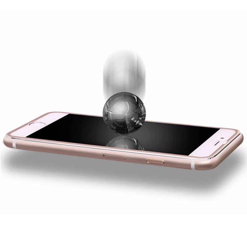 3D закаленное стекло из алюминиевого сплава для iphone 8 Plus полноэкранная защита Apple 7