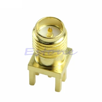 

10PCS Edge Mount PCB Board Receptacle RP SMA Female Jack Connector Adapter R06 Whosale&DropShip
