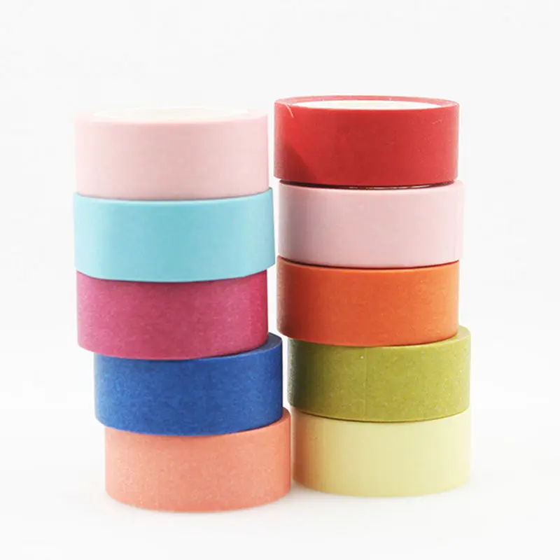 1PCS Decoration Washi Tapes Sticky Paper Masking Adhesive Tape Label