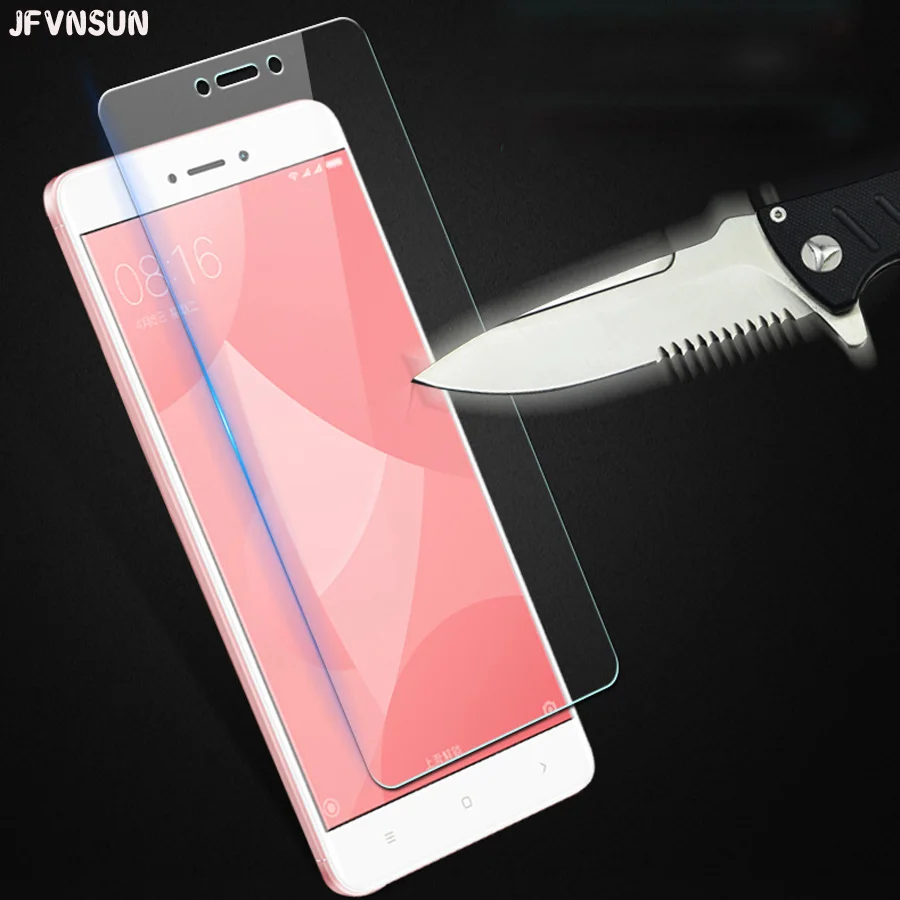 

JFVNSUN Tempered Glass for Xiaomi Redmi Note 3 Pro Redmi 5A 4A Glass Redmi 3S Note 2 Glass 9H Explosion Proof Screen Protector