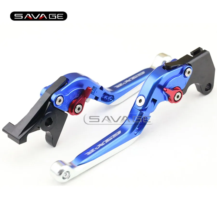 

For SUZUKI GSXR 600/750 GSXR600 GSXR750 96-03, GSXR1000 01-04 Motorcycle Adjustable Folding Extendable Brake Clutch Lever Blue