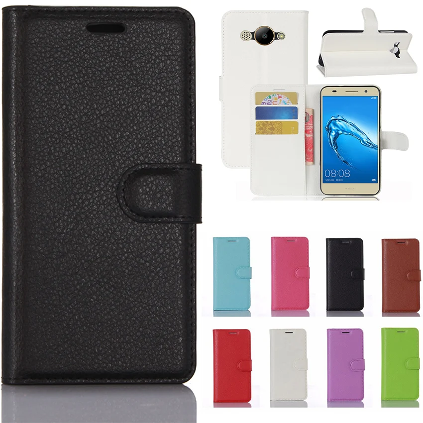

Phone bag For Huawei Y3 2017 Case Back Cover Luxury Leather Vertical Flip Wallet Phone Bag Case For Huawei Y3 2017 Coque fundas