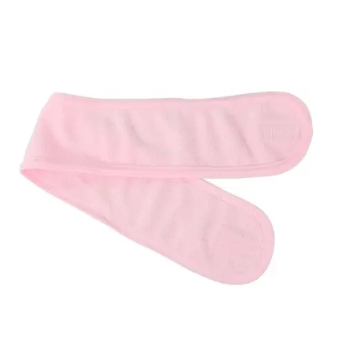 Pink Wash Face Makeup Spa Stretch Elastic Adjustable Soft Headband Hair Band