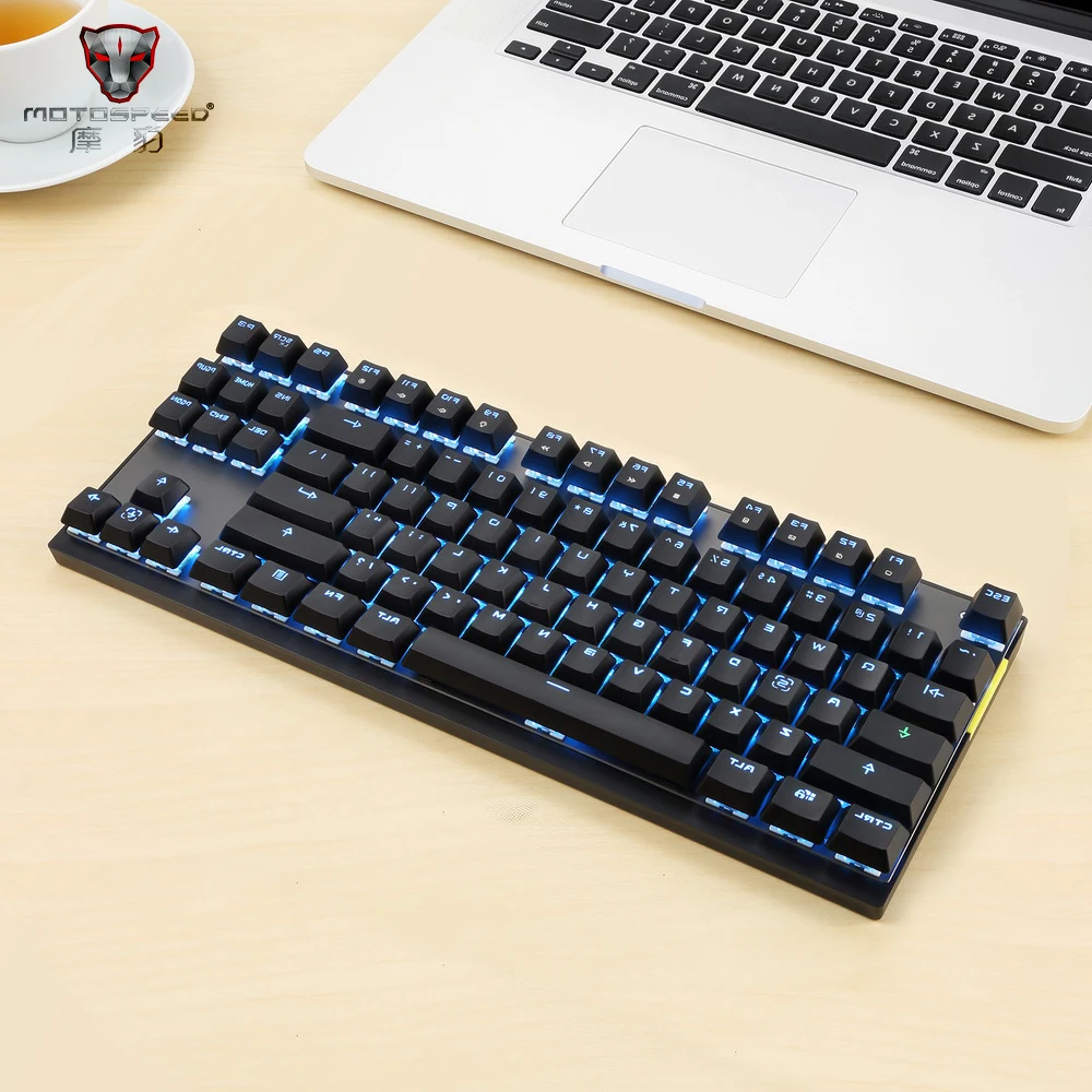Motospeed GK82 тип c игровая/Офисная Клавиатура красный переключатель 2 4G